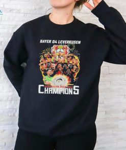 Official bayer 04 Leverkusen Bundeslisa 2023 2024 Champions T Shirt