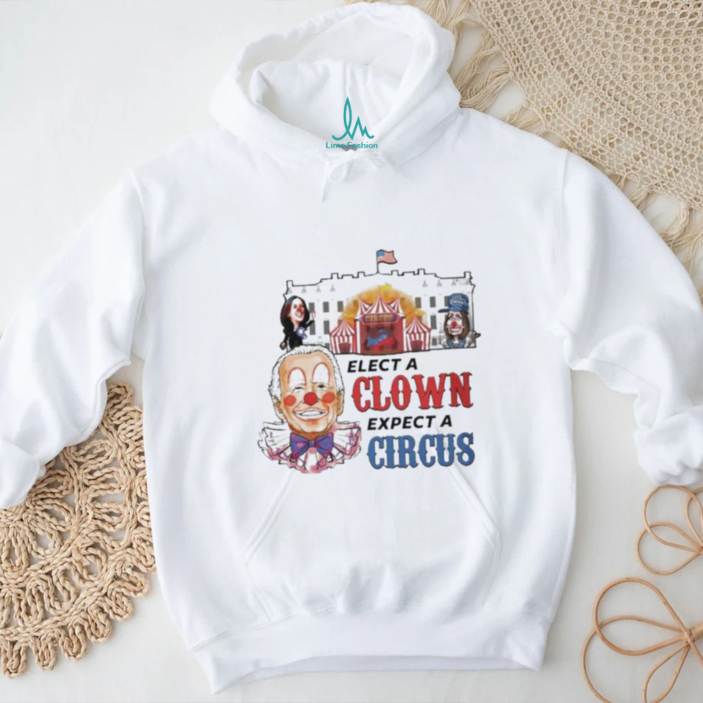 Official biden Elect a Clown Expect a Circus Cartoon Shirt Official biden Elect a Clown Expect a Circus Cartoon Shirt