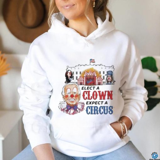 Official biden Elect a Clown Expect a Circus Cartoon Shirt