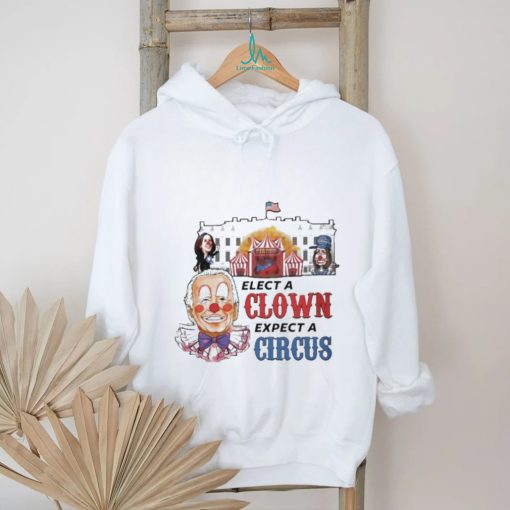 Official biden Elect a Clown Expect a Circus Cartoon Shirt