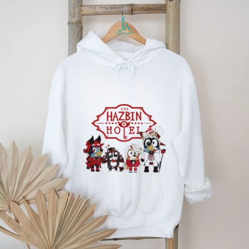 Official bluey X Hazbin Hotel Shirt