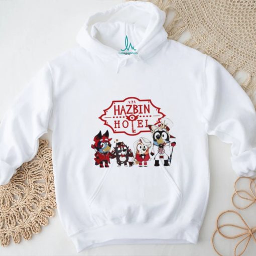 Official bluey X Hazbin Hotel Shirt