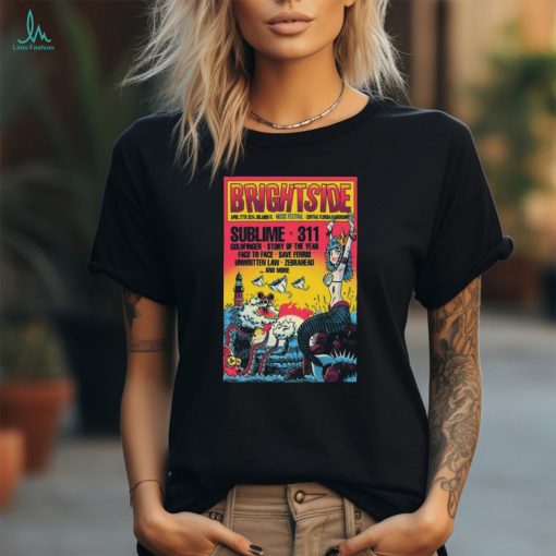 Official brightside April 27th, 2024 Central Florida Fairground, Orlando FL Show Poster Shirt