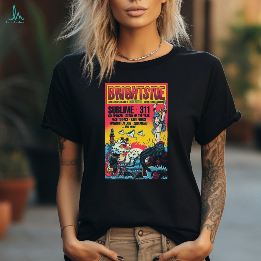 Official brightside April 27th, 2024 Central Florida Fairground, Orlando FL Show Poster Shirt Official brightside April 27th, 2024 Central Florida Fairground, Orlando FL Show Poster Shirt