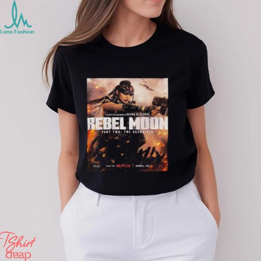 Official cleopatra coleman as devra bloodaxe in rebel moon part two the scargiver shirt
