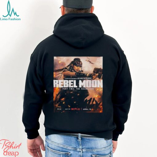 Official cleopatra coleman as devra bloodaxe in rebel moon part two the scargiver shirt