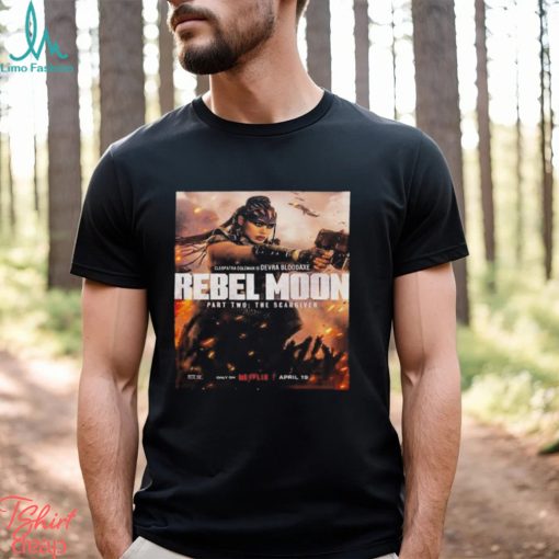 Official cleopatra coleman as devra bloodaxe in rebel moon part two the scargiver shirt