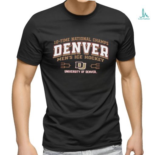 Official denver Pioneers University Of Denver 10 time National Champions Men’s Ice Hockey Shirt