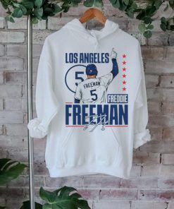 Official freddie Freeman 5 Baseball Player MLB Dodgers Signature Shirt