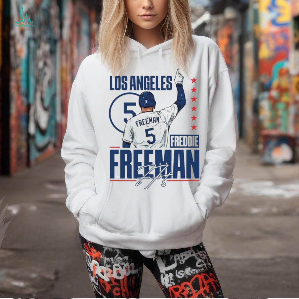 Official freddie Freeman 5 Baseball Player MLB Dodgers Signature Shirt Official freddie Freeman 5 Baseball Player MLB Dodgers Signature Shirt