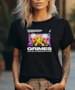 Official grimes Our Lady Of Perpetual Chaos Shirt