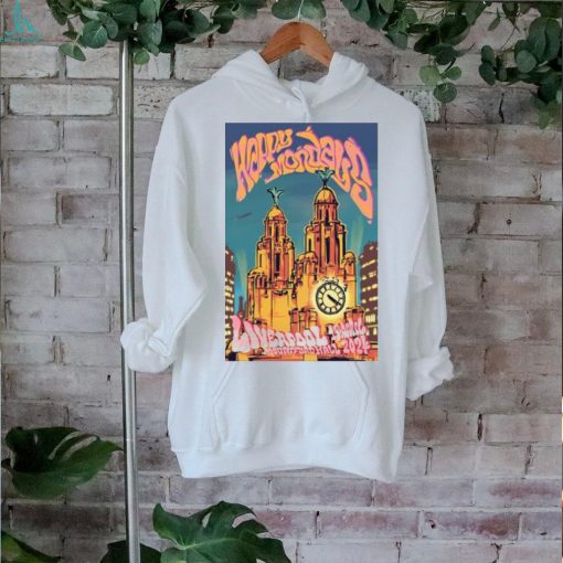 Official happy Monday Mountford Hall Liverpool April 14 2024 Event Shirt
