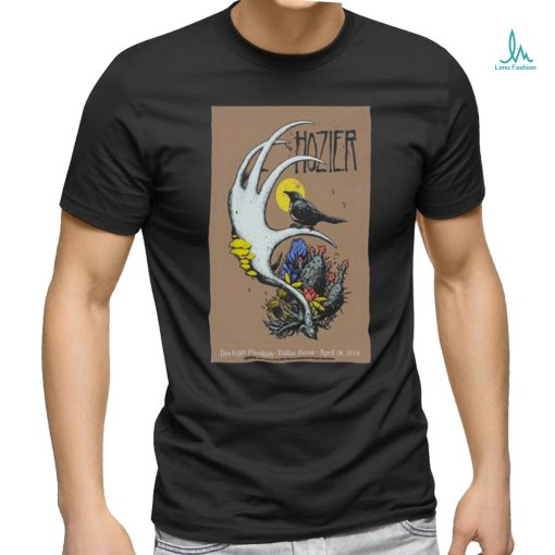 Official hozier Apr 28 2024 Dos Epuis Pavilion Dallas TX Poster shirt