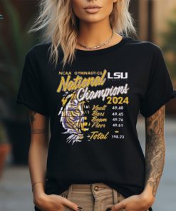 Official lSU Tigers 2024 NCAA Gymnastics National Champs Score Shirt