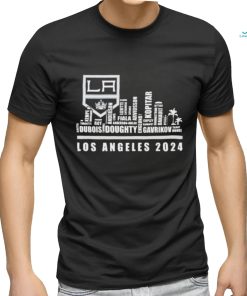 Official los Angeles Kings Skyline Players Name Los Angeles 2024 Shirt
