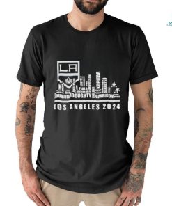 Official los Angeles Kings Skyline Players Name Los Angeles 2024 Shirt