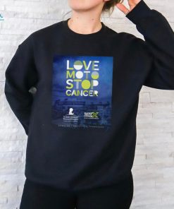 Official love Moto Stop Cancer April 20 Nashville Tennessee Poster Shirt