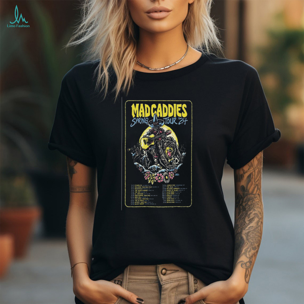 Official mad Caddies Spring Tour 2024 Poster Shirt Official mad Caddies Spring Tour 2024 Poster Shirt