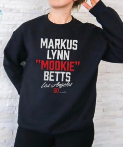 Official markus Lynn Mookie Betts Text Los Angeles Dodgers #50 Shirt