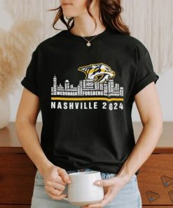 Official nashville Predators Skyline Players Name Nashville 2024 Shirt