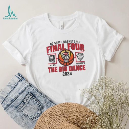 Official nc state wolfpack 2024 ncaa men’s basketball tournament march madness final four shirt