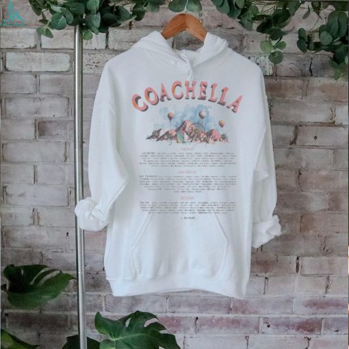 Official official Coachella April 12 14 & 19 21 Watercolor 2024 Lineup Shirt