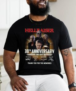 Official original Hellraiser 38th Anniversary 1987 2025 Thank You For The Memories Signatures Shirt