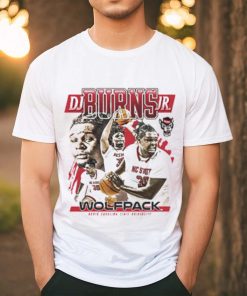 Official original NC State NCAA Men’s Basketball DJ Burns Jr. Official 2023 – 2024 Post Season Shirt