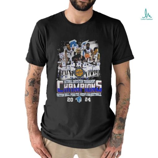 Official original National Invitation Tournament Champions Seton Hall Pirates Men’s Basketball 2024 Shirt