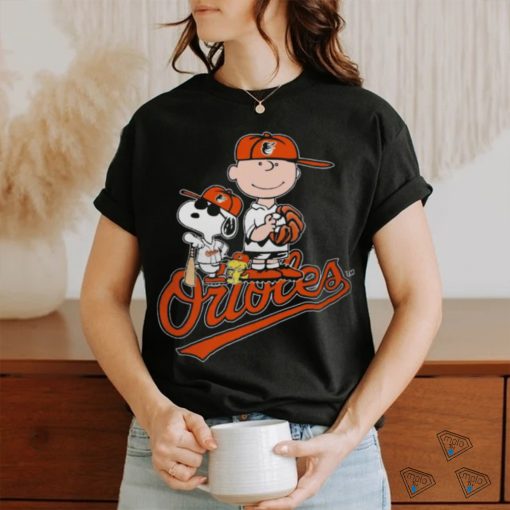 Official peanuts Characters Baltimore Orioles Baseball 2024 Shirt