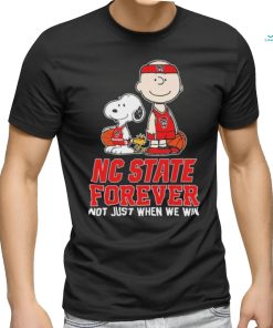 Official peanuts Characters NC State Wolfpack National Championship Forever Not Just When We Win Shirt