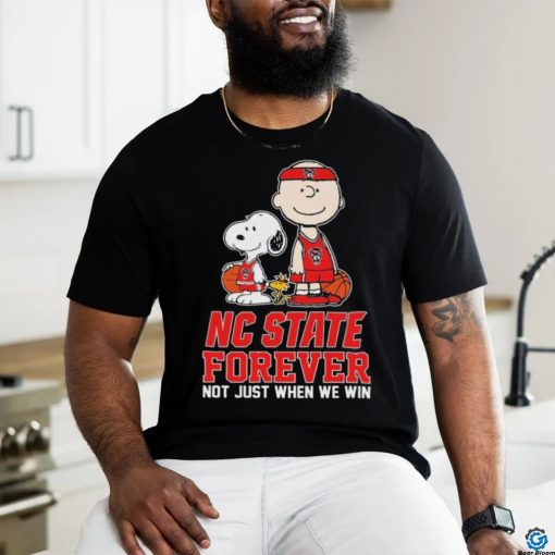 Official peanuts Characters NC State Wolfpack National Championship Forever Not Just When We Win Shirt
