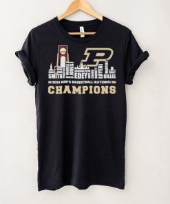 Official purdue 2024 Roster With NCAA Champions Trophy Cup Shirt