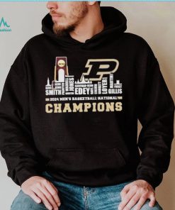 Official purdue 2024 Roster With NCAA Champions Trophy Cup Shirt