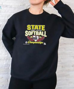 Official rIIL 2024 Fast Pitch Softball State Championships Shirt