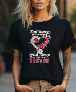 Official real Women Love Baseball Smart Women Love The Boston Red Sox Let’s Go Boston 2024 Shirt