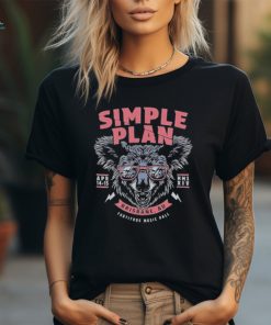 Official simple Plan Fortitude Music Hall, Brisbane AU Apr 14 15, 2024 Show Shirt