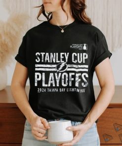 Official tampa Bay Lightning 2024 Stanley Cup Playoffs Crossbar Shirt
