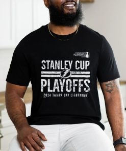 Official tampa Bay Lightning 2024 Stanley Cup Playoffs Crossbar Shirt