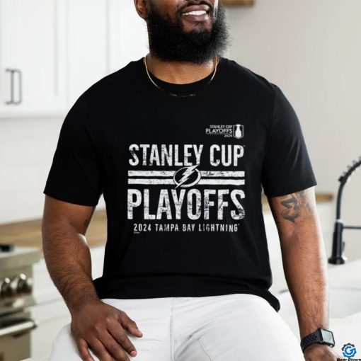 Official tampa Bay Lightning 2024 Stanley Cup Playoffs Crossbar Shirt