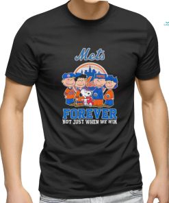 Official the Peanuts New York Mets Forever Not Just When We Win 2024 Shirt