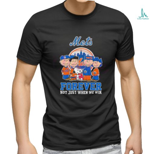 Official the Peanuts New York Mets Forever Not Just When We Win 2024 Shirt