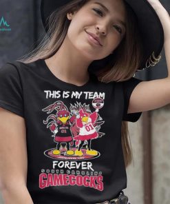 Official this Is My Team Forever South Carolina Gamecocks T Shirt