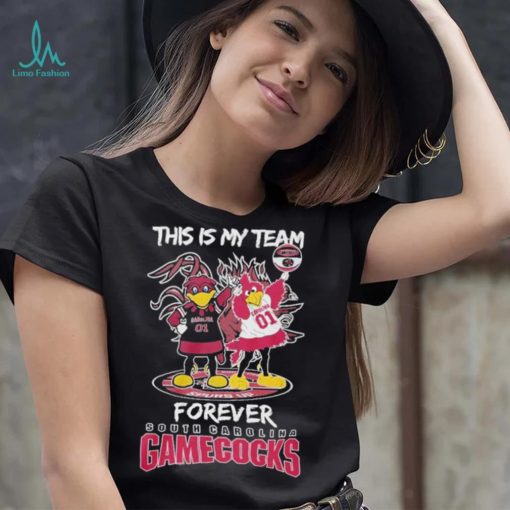 Official this Is My Team Forever South Carolina Gamecocks T Shirt