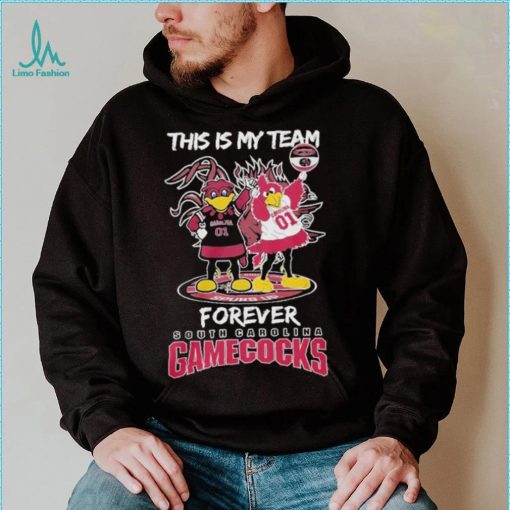 Official this Is My Team Forever South Carolina Gamecocks T Shirt