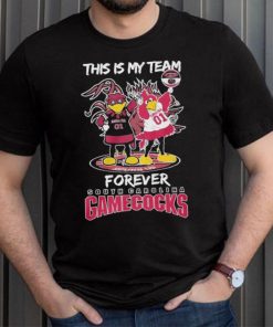 Official this Is My Team Forever South Carolina Gamecocks T Shirt