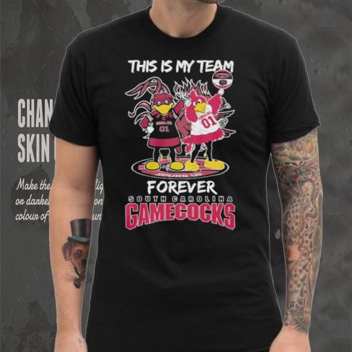 Official this Is My Team Forever South Carolina Gamecocks T Shirt