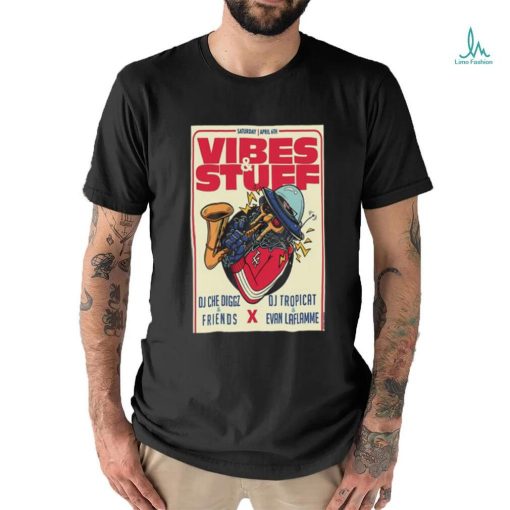 Official vibes & Stuff 416 S Spring St, Los Angeles, CA April 6, 2024 Shirt