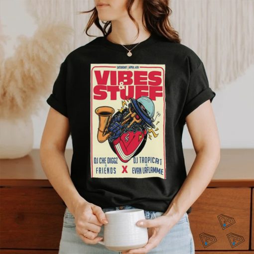 Official vibes & Stuff 416 S Spring St, Los Angeles, CA April 6, 2024 Shirt
