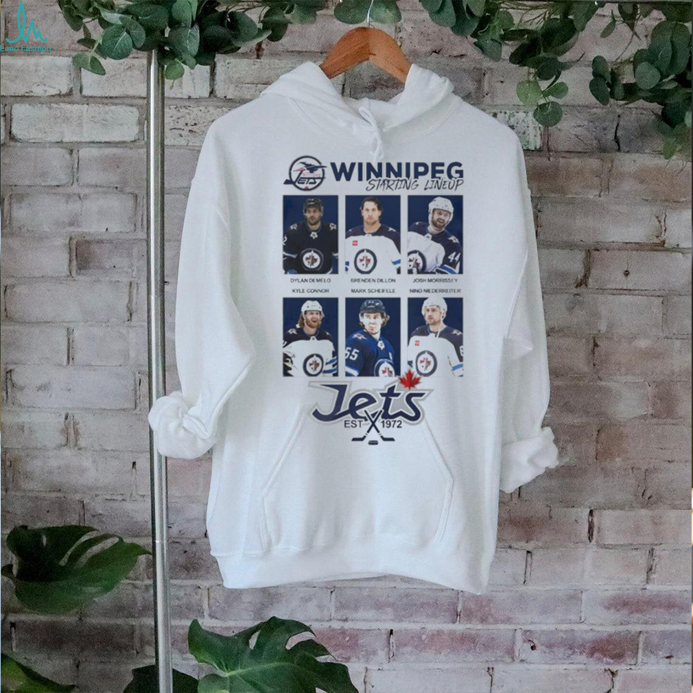 Official winnipeg Jets Hockey Team Est 1972 Starting Lineup T Shirt Official winnipeg Jets Hockey Team Est 1972 Starting Lineup T Shirt
